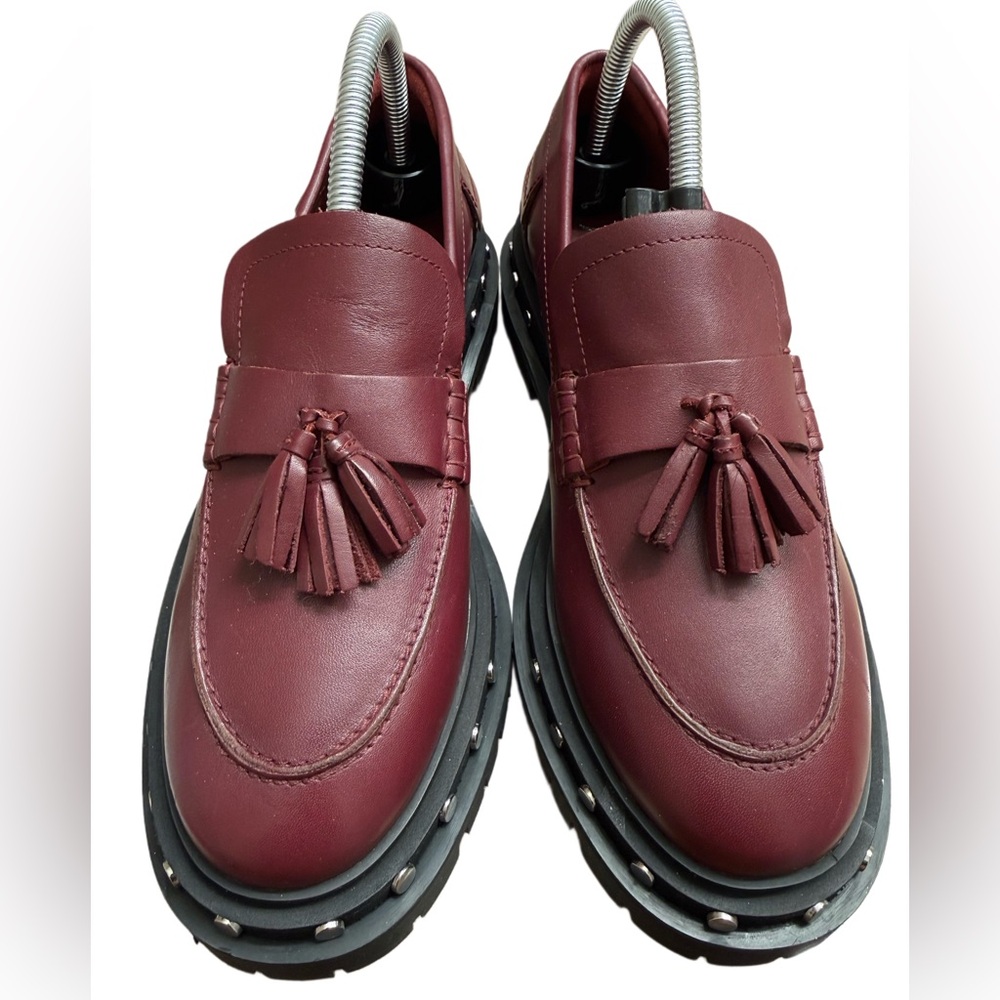 FREE PEOPLE TEAGAN TASSEL STUDDED LOAFER NWT - Picture 5 of 8